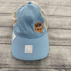 Adidas MLS Houston Dynamo Vintage Mesh Back Light Blue Toddy Cap OS NWT